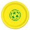 Beistle Club Pack of 96 Green and Yellow "Australia" Soccer Ball Paper Party Dinner Plates 9"